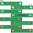 thumbnail image 2 of Beistle 54388 4-Pack Gambling Destination Street Sign Cutouts, 4-Inch by 24-Inch, 2 of 2