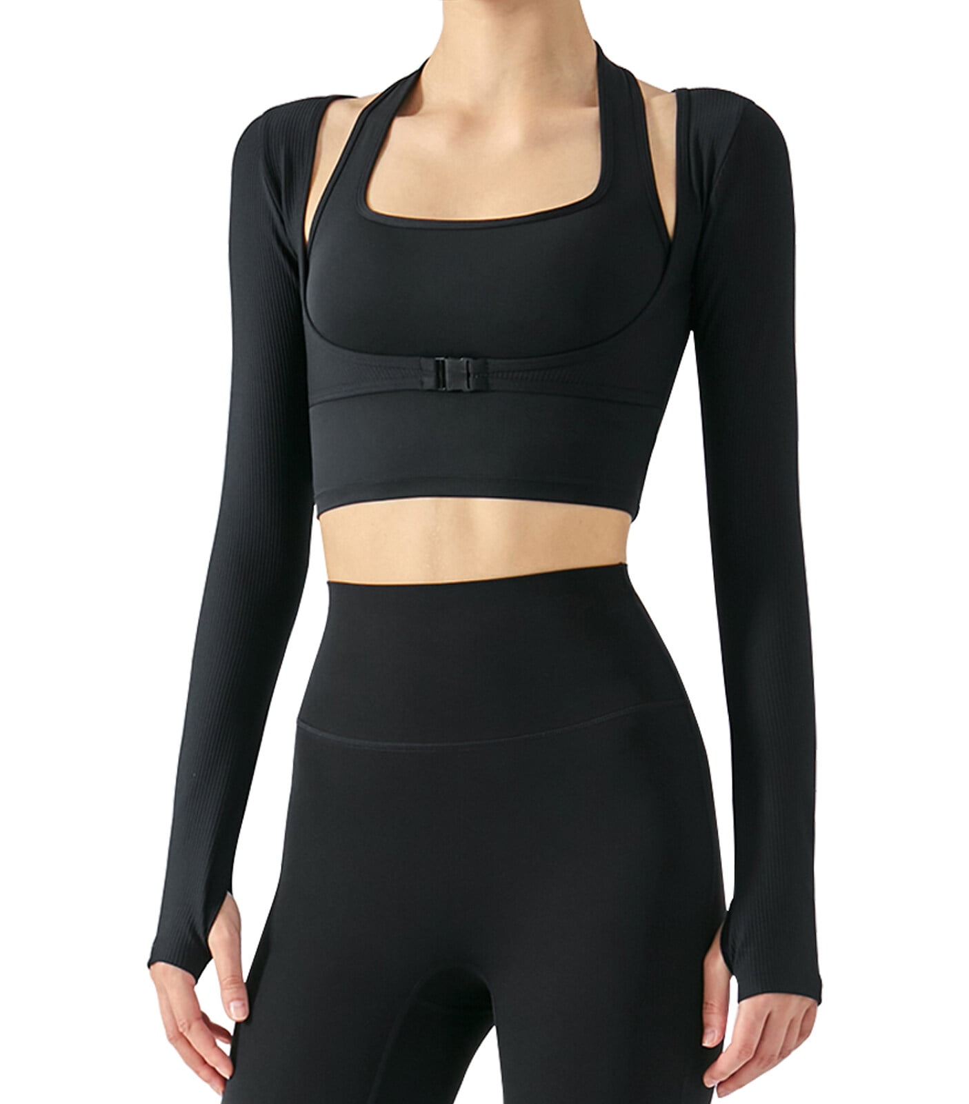 cutout workout tops
