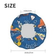 thumbnail image 6 of Disketp Construction Vehicles Shower Caps,Reusable Shower Cap For Women, Double Layer Waterproof Hair Cap, Large Size For All Hair Lengths,For Girls Spa Home Salon Use, 6 of 9