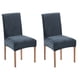 thumbnail image 1 of Fundas para sillas Wosthever 2 piezas azul brumoso, 1 of 6