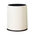 thumbnail image 3 of CoudarTitie Stylish Home Trash Can Garbage Can without Lid Practical Waste Container Dustbin White S, 3 of 9