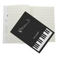 thumbnail image 1 of Lindbes 2 Books Book Page Notebook Stave Book Staff 25.50X18.00X0.30CM Black, 1 of 8