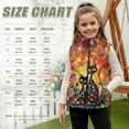 thumbnail image 7 of Pzuqiu Cats Kid Outerwear Vest Size 5-6 Toddler Girl Clothes Stretchy Practical Winter Lightweight Sleeveless Fleece Jacket with Pocket Fall Outerwear Versatile Warm for Girls, 7 of 7