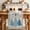 SkyBlue Beige, variant on Blue Christmas Trees Table Runner 72 Inches Long Farmhouse Dress Scarves, Navy Winter Snowflakes Checkered Dining Tablerunner for Coffee Table/Kitchen Island/Party Décor, 13" x 72"