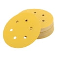 thumbnail image 1 of Unique Bargains 6 Inch 6 Hole Sanding Discs Round Hook and Loop Sandpaper 800 Grits - 50 PCS, 1 of 8