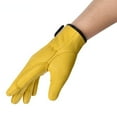 thumbnail image 4 of Work gloves sheepskin leather workers work welding safety protection garden sports motorcycle driver wear-resistant gloves Sheepskin Gloves Handing workshop Gloves Driving/Riding/Gardening/Farm, 4 of 7
