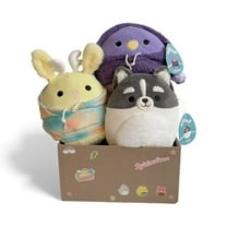 Squishmallows Official Kellytoy Christmas Gift 8" Plush 3 Mystery Pack -Collectible Soft & Squishy Stuffed Animal Toy Styles Will Vary That Includes Three 8" Plush