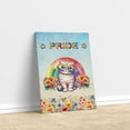 thumbnail image 3 of Scottish Fold Celebrates Rainbow Pride Month LGBT LGBTQ+ Vertical Matte Canvas Poster Cat Lover Kitten Owner Gifts Wall Art Home Decor - 01003, 3 of 5