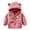 Pink, variant on PINQI Children Outerwear 2024 Cute Baby Girls Boys Jacket Bear Ears Hooded Zipper Warm Winter Coat Long Sleeve Outerwear for 0 to 24 Months