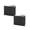 Black 2Pack, variant on 2Pack Pu Leather Wallet For Men Tsv Men'S Bifold Wallet Slim Minimalist Front Pocket Wallet Id Window Card Case Rfid Blocking Wallet With 6 Slots Slots Purse Black/Brown Business Card Holder