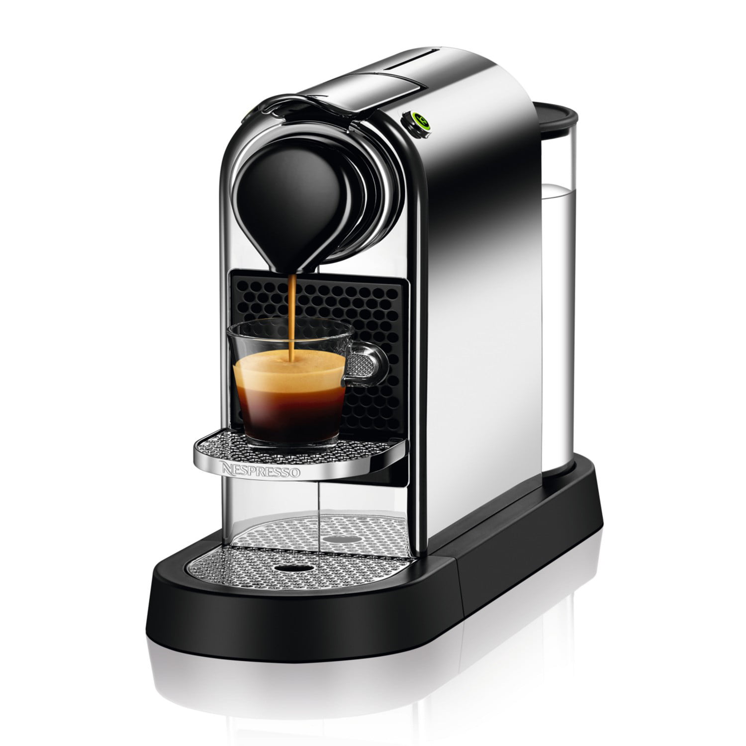 subtiel baan Robijn Nespresso CitiZ C112 Chrome Single Serve Espresso Machine - Walmart.com