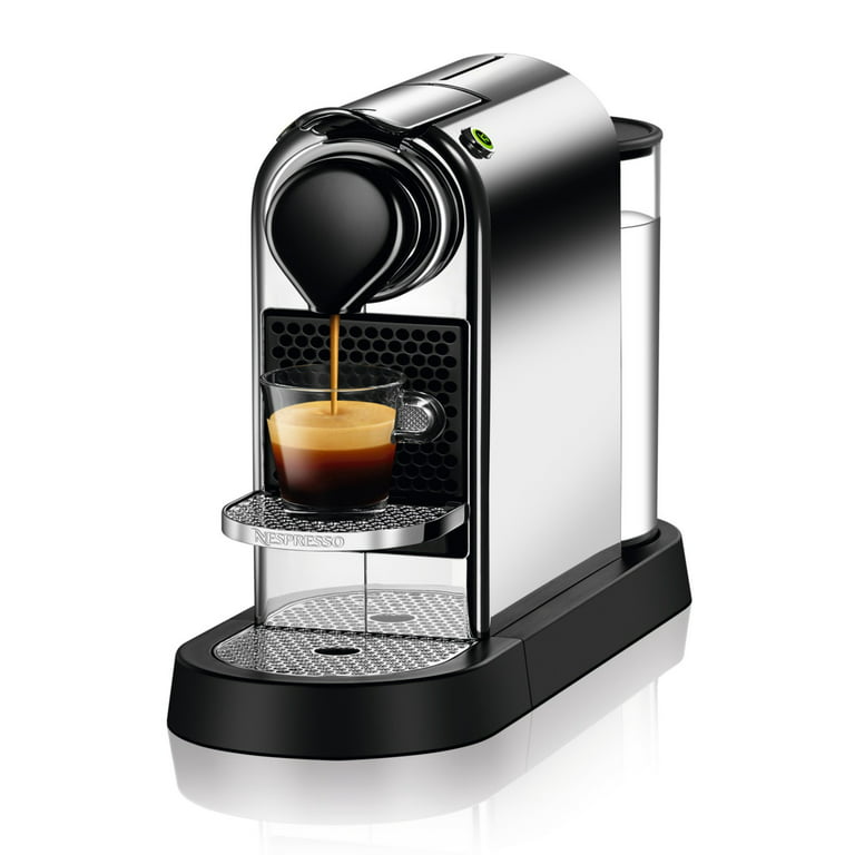 trist vindruer gnier Nespresso CitiZ C112 Chrome Single Serve Espresso Machine - Walmart.com