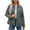 Gray, variant on Pincandy Women's Winter Quilted Jackets Long Sleeve Button Down Puffer Jacket Outerwear Coats with Pockets