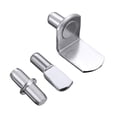 thumbnail image 4 of BRIGHTFUFU 60pcs Shelf Support Pin Stainless Steel Practical Design for Office Use Bookcases, 4 of 5