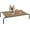 Brown, variant on PHYEX Elevated Dog Bed Small,Raised Cooling Outdoor Dog Bed, 33" L x 19" W x 7.5" H, Gray