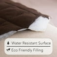 thumbnail image 5 of Antislip Velvet Sofa Slipcover for Oversized Leather Sofas (Blue), 5 of 6