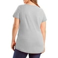 thumbnail image 4 of Just My Size Women's Plus-Size Hi-lo X-Temp Pocket Tee, 4 of 4