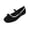 Black, variant on Gealkoca Women's Flats Round Toe Bow-Knot Modern Casual Summer Shoes Ballet Flats Shoes Women's Solid Color Soft Soled Mary Jane Shoes