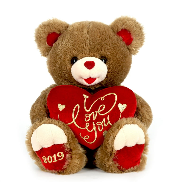 Way to Celebrate 20? Sweetheart Teddy 2019, Brown - Walmart.com