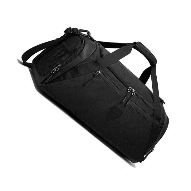 Bolsa de gimnasio Sonducket para hombres impermeable y sin arrugas color negro
