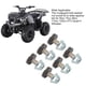 thumbnail image 3 of Kit De Tornillos De Tuerca De Arandela De Guardabarros, Kit De Tornillos De Tuerca M6 Fácil De Instalar Práctica Firme Alta Estabilidad Para ATV Quad 4 Ruedas, 3 of 8