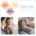 3 Pcs Pacifier Pacifiers 1836 Months Acrylic Teething Toy Mini Teether Bibs 06 618 Baby