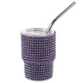 thumbnail image 3 of Mini Tumbler Bling Tumbler Diamond Tumbler with Straw Small Glitter Tumbler for Beer, 3 of 6