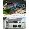 thumbnail image 4 of Sun Shade Sail 12x16Ft Animal Gradient Leopard Print Uv Block Sunshade Canopy Outdoor Shade Cover Rectangle Shade Cloth For Patio Garden Yard Deck Pergola, 4 of 6