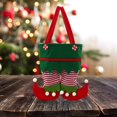 thumbnail image 1 of Bolsas de dulces de elfo de Navidad Bolsas de terciopelo de Papá Noel Decoración de fiesta de festival (B) Ndcxsfigh Para estrenar, 1 of 9