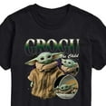thumbnail image 3 of Star Wars - The Mandalorian Grogu Collage - Men's Short Sleeve Graphic T-Shirt, 3 of 5