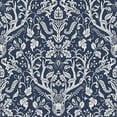thumbnail image 3 of NuWallpaper Navy Escape to the Forest Vinyl Peel And Stick Wallpaper, 216-in by 20.5-in, 30.75 sq. ft., 3 of 8