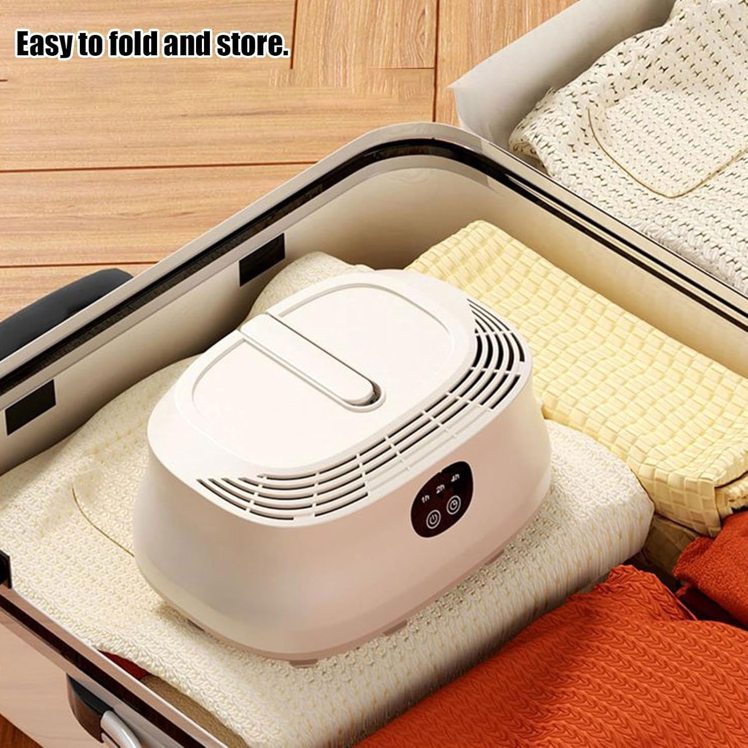 iFCOW Portable Clothes Dryer, 400W Mini Folding Laundry Dryers Machine, Holds 9 Clothes for Laundry Apartments and Travelling, Hotel Room