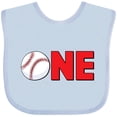 thumbnail image 3 of Inktastic One with Baseball Baby's First Birthday Boys or Girls Baby Bib, 3 of 4