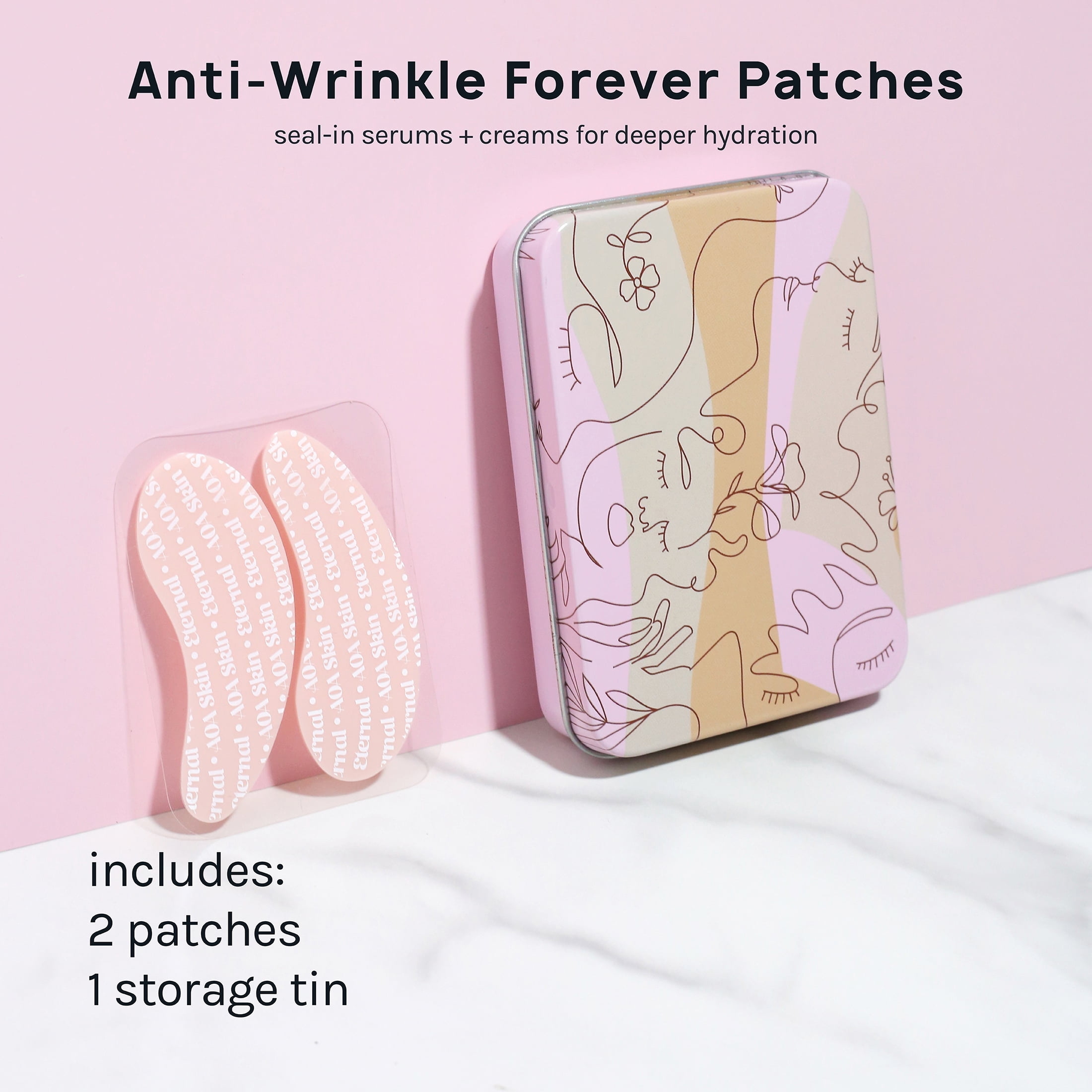 AOA Skin Eternal Under Eye Silicone Patches, 1 Pair