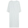 thumbnail image 5 of Personal Touch Women's Adaptive Flannel Backwrap Gown (05 - Small Blue Flowers, XX-Large), 5 of 9
