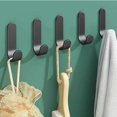 thumbnail image 1 of Estrela Gancho de Pared Adhesivo, 10 Piezas Gancho de Pared Gancho Adhesivo Negro, Gancho Autoadhesivo de Acero Inoxidable, Ganchos de Pared Autoadhesivos para Baño Cocina Oficina, 1 of 5