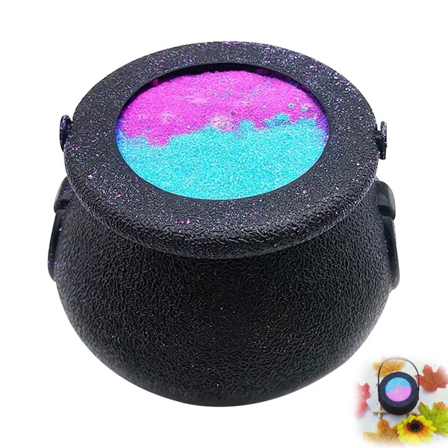 Halloween Spa Jars Bath Bombs Moisturizing Skin Natural Ingredient Bathing Salt Balls Moisturized Colorful Pot Set Gift Girls witch