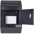 thumbnail image 2 of DuraBox Wall-Mount Letter-Size Deposit Locking Drop Box Safe, W300, Black, 2 of 6