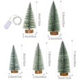 thumbnail image 2 of Toystoory 7 piezas de decoraciones festivas para alegres fiestas navideñas, decoración mágica para árboles de Navidad Kits de decoración para fiestas Verde Luz colorida, 2 of 6
