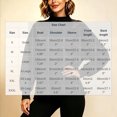 thumbnail image 2 of VBVC Women's Mock Neck Cropped Sweatshirt , Ladies' Side Slit Long Sleeve Pullover , Casual Fall Winter Tops For Women, S-3XL, 2 of 8