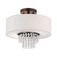 thumbnail image 2 of Livex Lighting Carlisle 2 Light Semi Flush Mount in English Bronze, 2 of 10