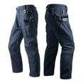 thumbnail image 5 of Fleece Lined Cargo Pants for Men Waterproof Pants Winter Warm Ripstop Cargo Pants with Pockets Navy 2XL, 5 of 9
