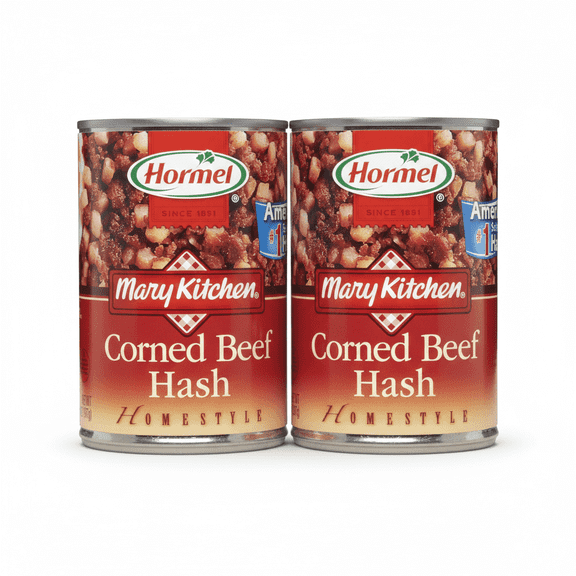 MARY KITCHEN Corned Beef Hash, Canned Corned Beef,(2-Pack) Shelf-Stable, 14 oz Steel Can