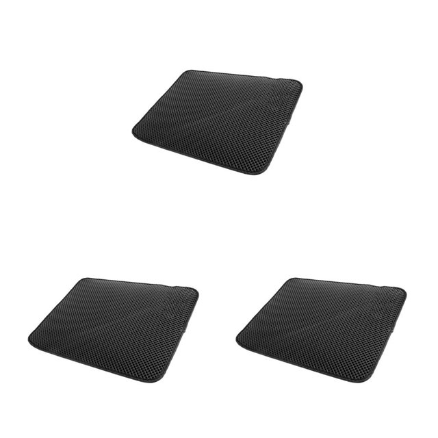 Methold Alfombra para arena para mascotas, resistente al agua, a prueba de orina, para jaula de animales, lavable, con revestimiento de Control de XXS 3piezas Methold CBP226142