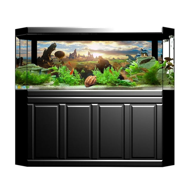 Colorful Pattern Aquarium Background Sticker, Aquarium Decorative Sticker, for Aquarium 61x30cm,61x41cm,91x50cm,122x50cm