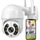 thumbnail image 1 of Cámara de seguridad para exteriores, 1080P WiFi Cámara IP de vigilancia inteligente para el hogar HD con visión nocturna Audio bidireccional Detección de movimiento Cámara PTZ impermeable Funciona, 1 of 8