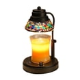 thumbnail image 1 of Colorful Candle Warmer Lamp with Timer and Lampshade Wax Melting Lamp Adjustable Height Pattern ,Fast Heating, 1 of 7