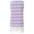 thumbnail image 2 of Richie House Girls' Dress With All Over Patterned Print And Lace RH1568, 2 of 2