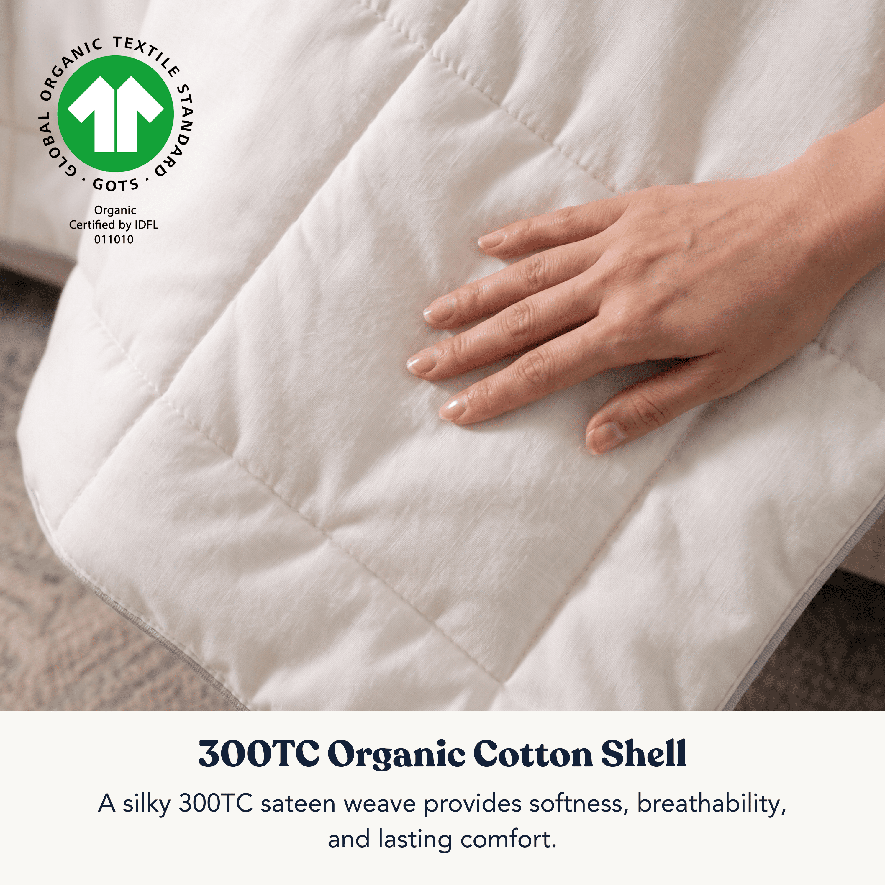 Delara Down Alternate Twin Duvet Insert 68"x86", GOTS Certified, Multi-Functional Snappable, 2 Comforters - 1 x 150 GSM, 1 x 350 GSM