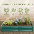 thumbnail image 3 of Homall 6x3x1 FT Galvanized Raised Garden Bed Planter Raised Beds Outdoor Garden Boxes Large Metal Planter Box Steel Kit for Vegetables Flowers Herb, 3 of 7